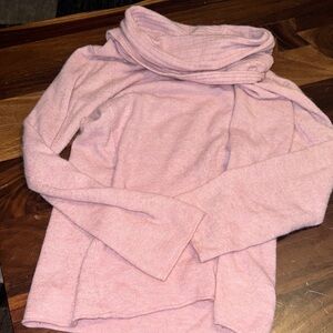 Faded Glory Soft Pink Cowl Neck Sweater